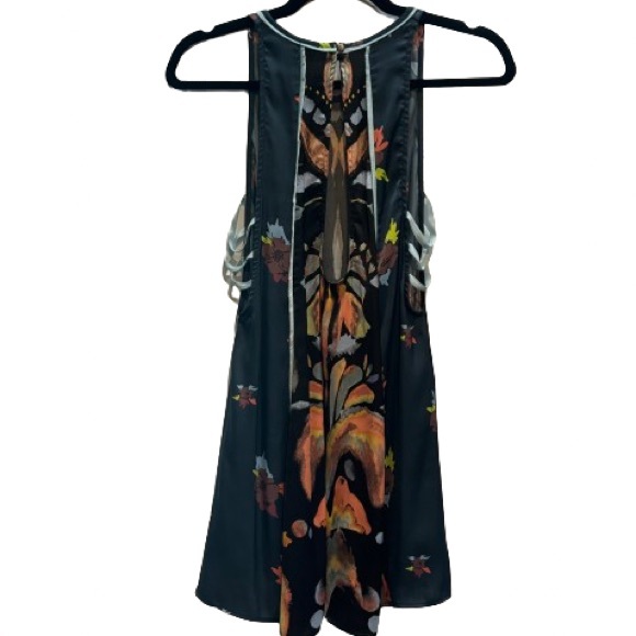 Free People Dream Free Printed Tunic Dress Size XS EUC - Picture 11 of 13